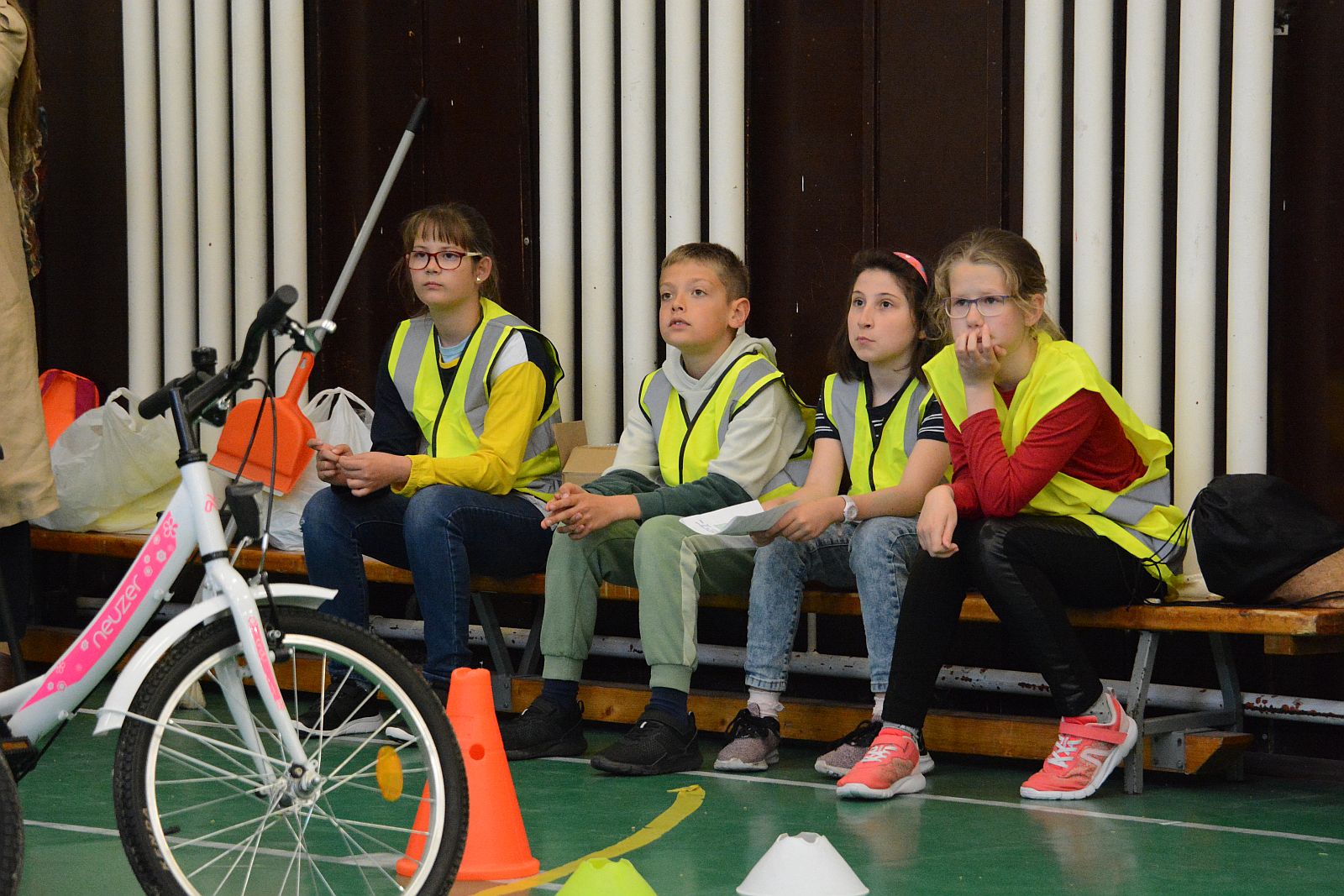 Közlekedési versenyre gyűltek össze a Táncsics apró polgárőrei